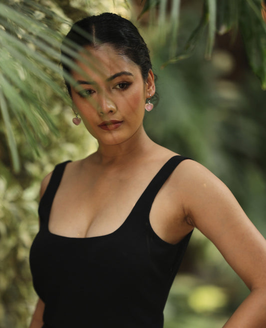 Black Bandage Jumpsuit